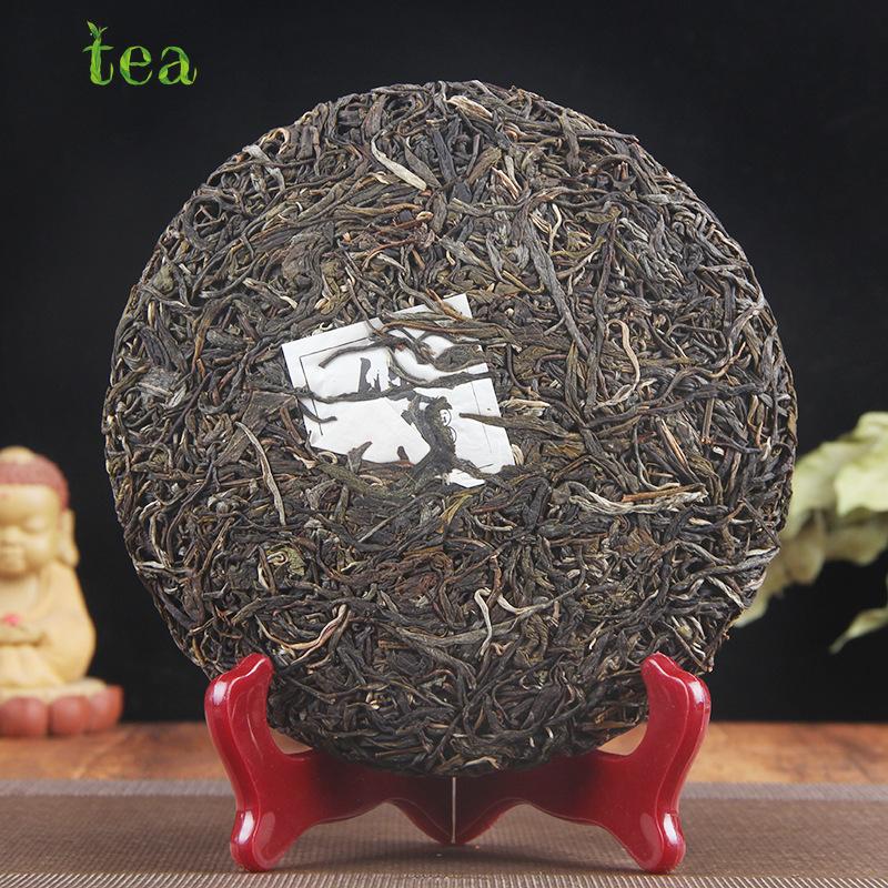 CIFbuy Raw Pu'er Tea Cake, Six Great Ancient Tea Mountains, Yule Mountain, Ancient Trees, Pure Ingredients, 357g Raw Loose Leaf Pu'er