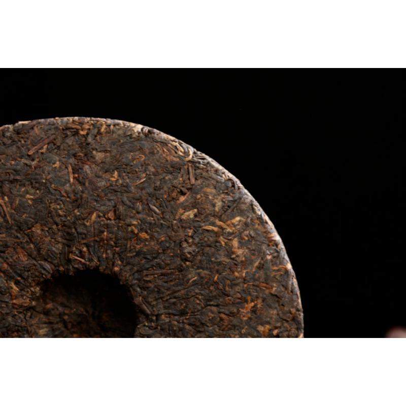 CIFbuy 357g Puerh Dry Storage Menghai Mountain Mellow Ripe Tea Yunnan Seven Seed Cake