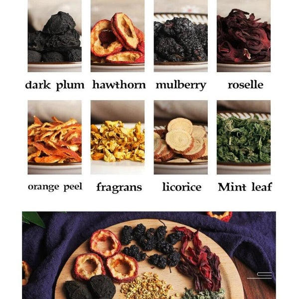 CIFbuy Syrup of Plum Healthy Herb Tea Bag 150g/5.29oz