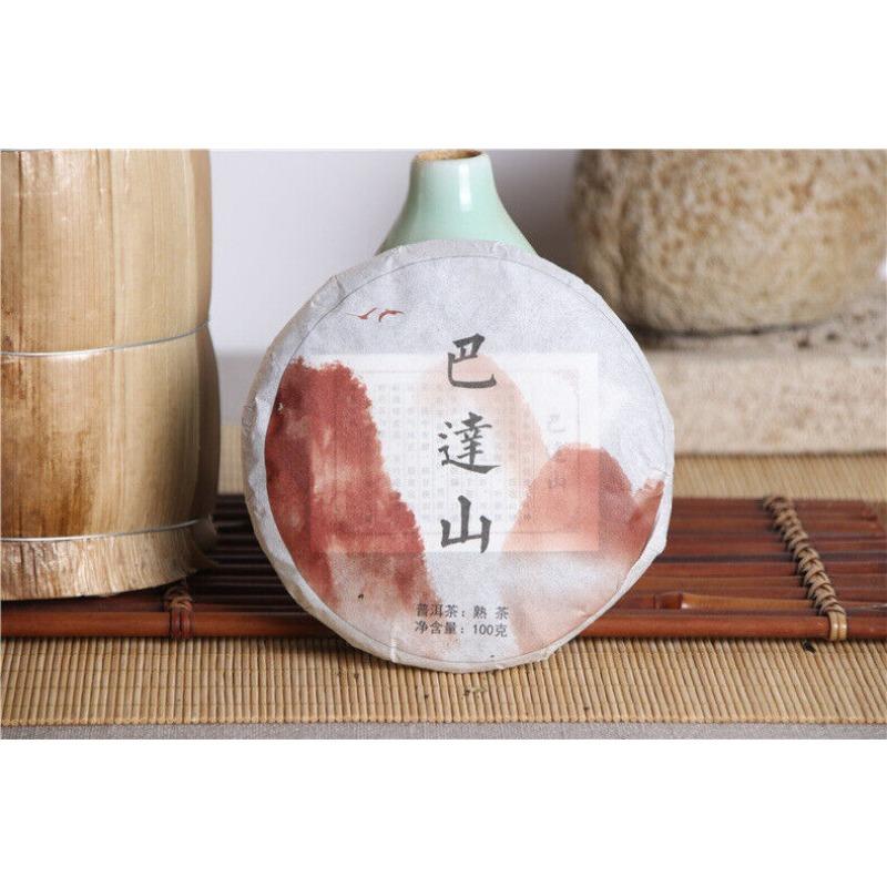 CIFbuy 100g Yunnan Menghai Badashan Pu-erh Ripe Tea Cake