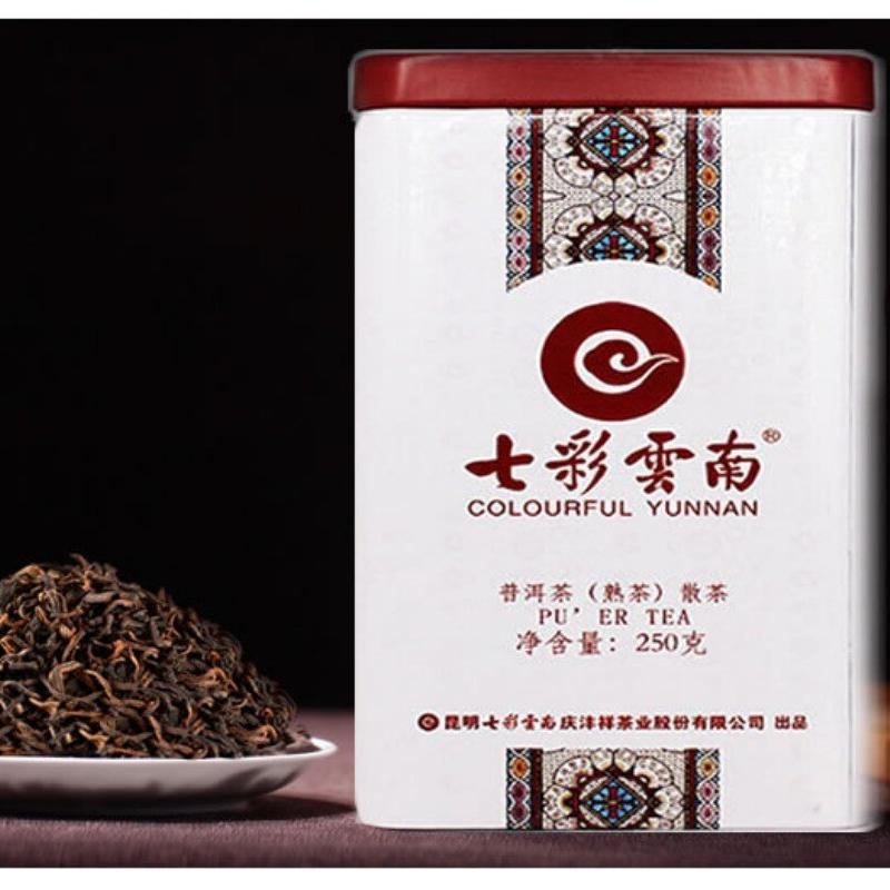 CIFbuy Yunnan Bulang Mountain Grade 1 Premium Pu-erh Ripe Loose Leaf Gift Box 250g
