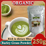Organic Barley Grass Powder 250g, Green Superfood for Smoothie, Shakes and Salads, Barley Grass Powder 100% Pure, Raw, Non-GMO, Vegan, Organic