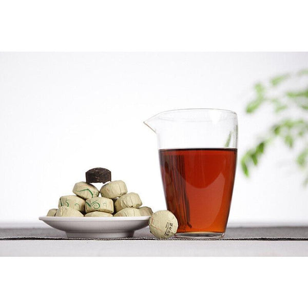 CIFbuy 500g Yunnan Pu'er Tea Golden Classic Glutinous Small Tuo Tea Mini Ripe Tea