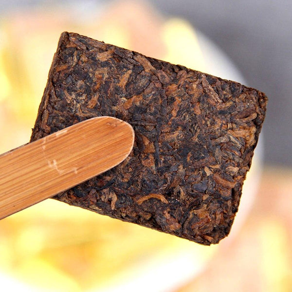 CIFbuy 2016 Spring Palace Small Golden Brick Ripe Pu'er Tea Yunnan Aromatic Small Square Brick Shou Pu'er 500g
2016年春季宫廷小金砖熟普洱茶云南香韵小方砖熟普500克