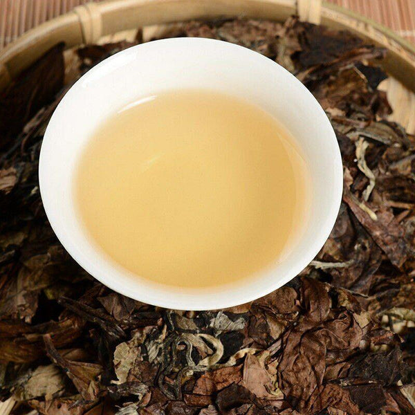 CIFbuy White Tea Cake Organic Premium Aged Fuding Shou Mei Long Life Eyebrow Tea 350g