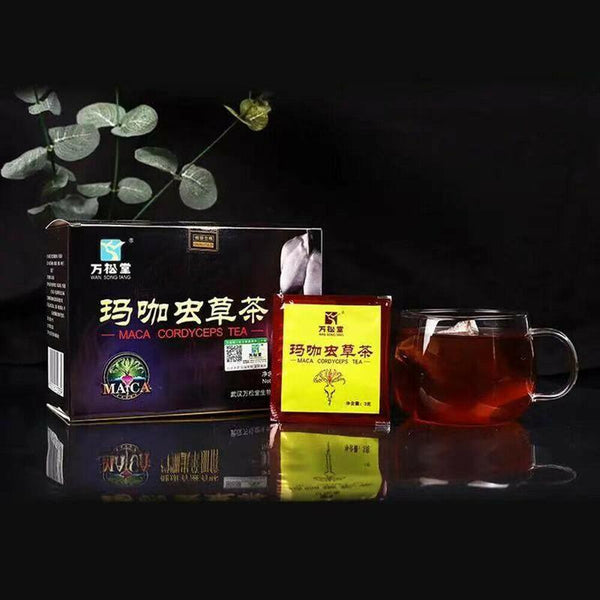 CIFbuy Cordyceps Militaris MACA Tea 100% Natural Energy | Cordyceps Maca Tea