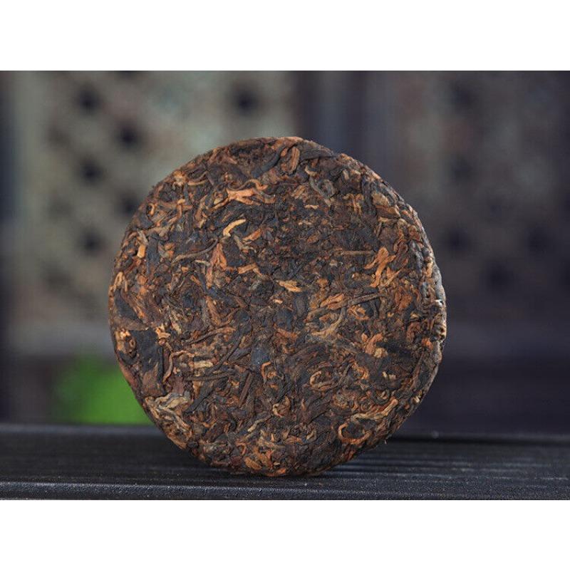 CIFbuy 100g Banzhang Golden Bud Puerh Ripe Tea Cake Aged Ripe Yunnan Puerh Tea Leaves