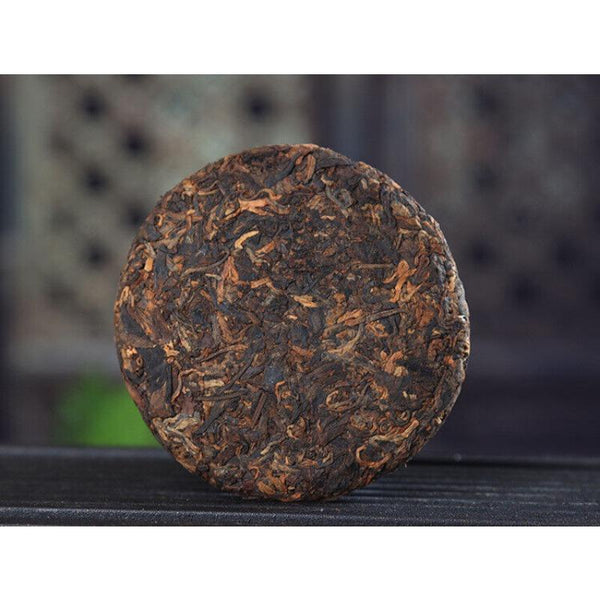 CIFbuy 100g Banzhang Golden Bud Puerh Ripe Tea Cake Aged Ripe Yunnan Puerh Tea Leaves