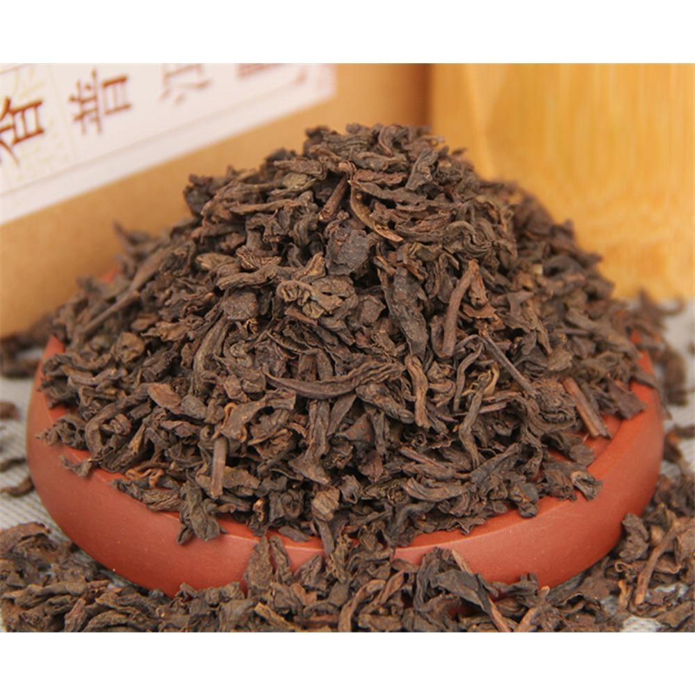 CIFbuy Organic Ripe Pu-erh Herbal Tea 120g Loose Leaf Box Energy Wellness Drink Secondary image
