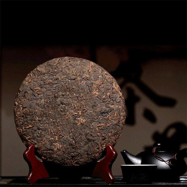 CIFbuy Menghai Shou Pu'er Cake Yunnan Qizi Aged Ripe Pu'er Tea 357g
勐海熟普洱饼茶 云南七子陈年熟普洱 357克