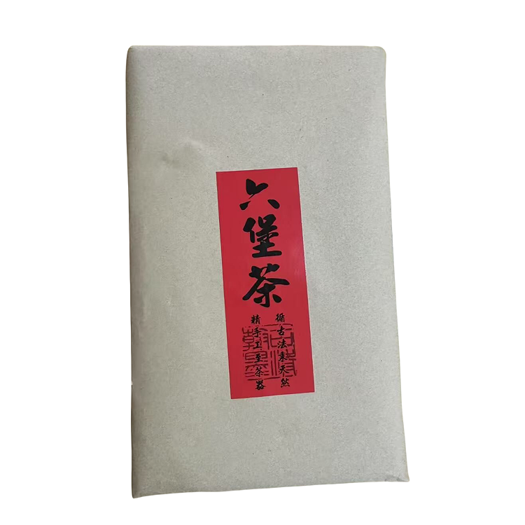 Black Tea Dark Tea Liu Pao Rice Black Brick Tea Guangxi Aged Liubao Tea 500g Main image