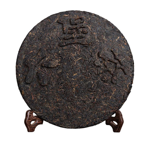 CIFbuy Wuzhou Liu Pao Tea Black Tea Aged Dark Tea Liubao Tea Cake Liu Bao HEI CHA 500g