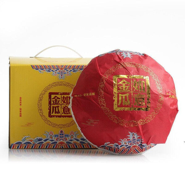 CIFbuy 1000g Yunnan Pu'er Tea Ruyi Golden Melon Ripe Tea Big Tree Old Tree Melon Tea
