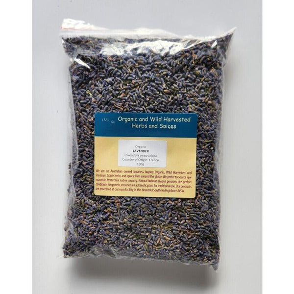 CIFbuy LAVENDER ORGANIC HERBAL TEA 100g Flower Lavendula angustifolia Dried Herb