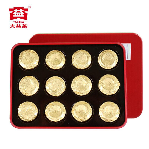 CIFbuy Golden Pu'er Tuo TAETEA DAYI Zheng Pin Xiao Jin Tuo Pu-erh Tea Tuo Mini 36g Ripe