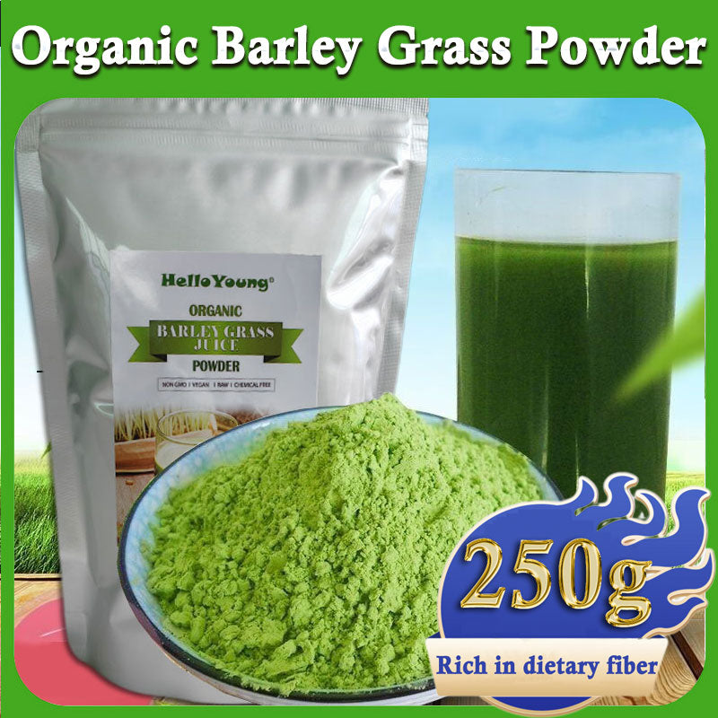Organic Barley Powder 100% Pure and Natural, No Additives and Preservatives RAW, GREENISH LIKE LEAVES, NO PRESERVATIVE,NON GMO Main image