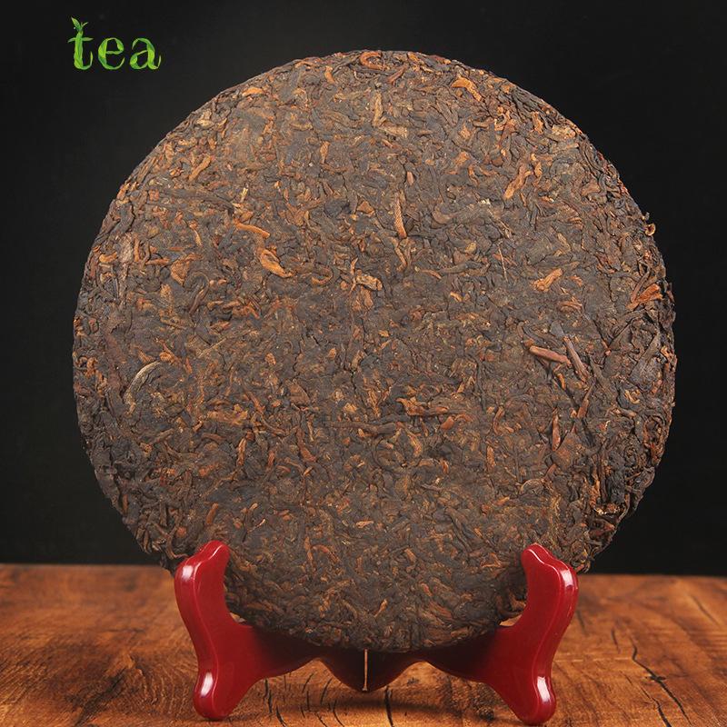 CIFbuy Iceland Ancient Tree Ripe Tea Cake Spring Harvest Pure Sweet New Material Mengku Tea Leaves Pu-erh Seven Sons Tea Cake 冰岛古树熟茶饼 春采纯甜新料 勐库茶树叶 普洱七子茶饼