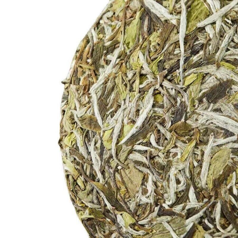 CIFbuy 100g Fuding High Mountain Sunlight White Tea White Peony Tea Cake Floral Aroma