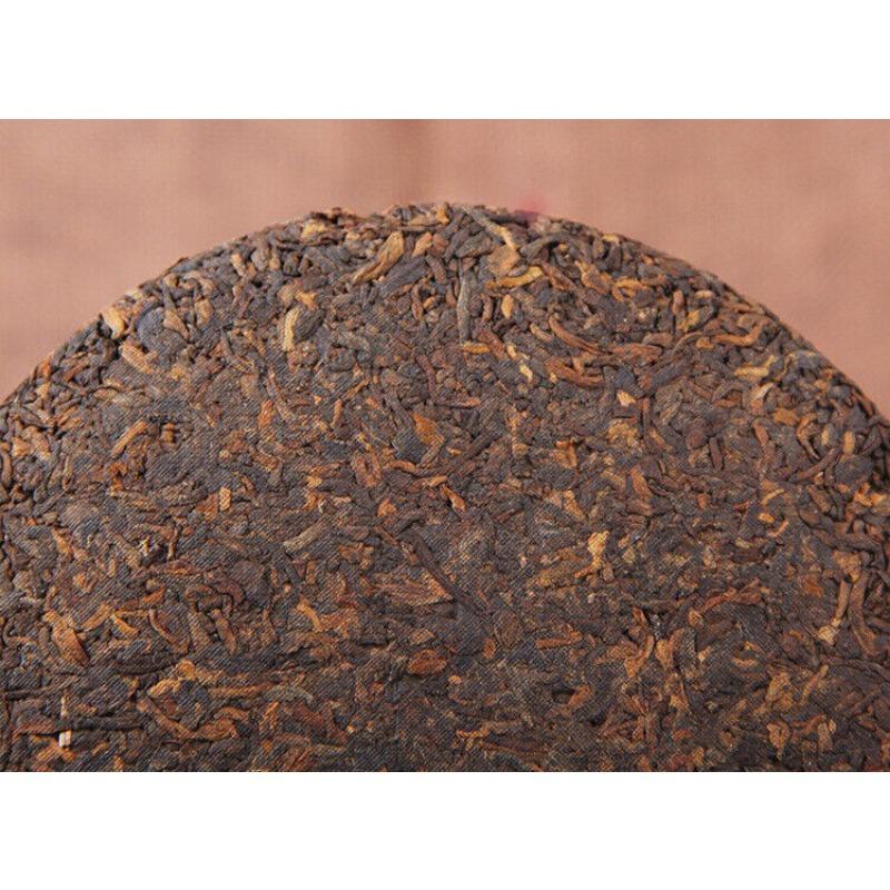 CIFbuy 200g Palace Gold Cake (Ripe) Yunnan Menghai Pu'er Round Tea Early Spring Jiao Mu