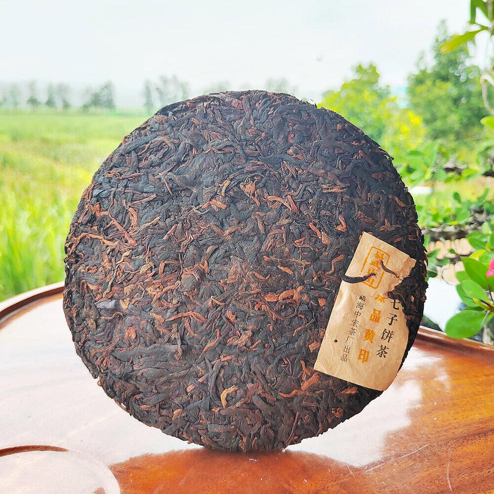 CIFbuy 357g Chinese Pu-erh Tea Cake Ancient Tree Cooked Pu'er Tea Yunnan Ripe Black Tea