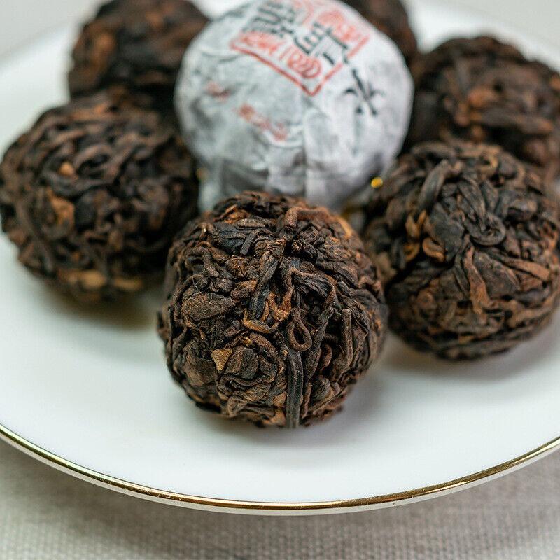 CIFbuy 8g/pastille Icelandic Dragon Pearl Pu-erh Ripe Tea Small Tuocha Dragon Pearl