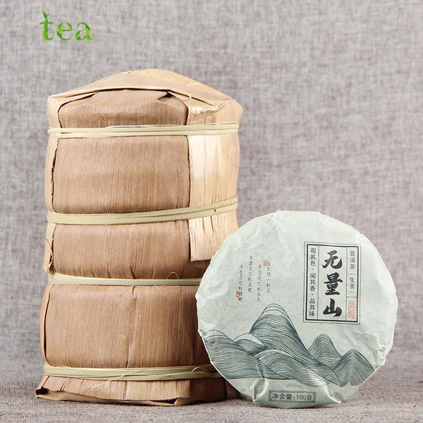 CIFbuy Raw Pu'er Tea Cake, Ancient Tree Leaves, Wulian Mountain Pu'er Tea with Seven Seeds
生普洱饼茶，古树叶片，五莲山七子饼普洱