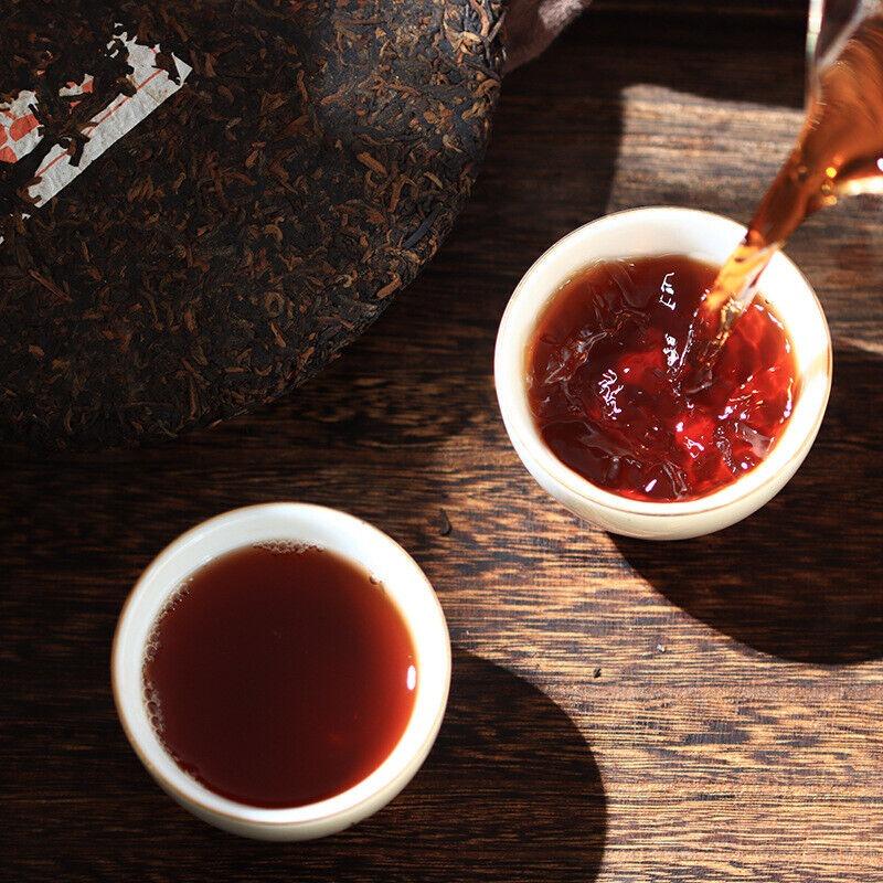 CIFbuy 357g Ripe Puerh Tea Cake Yunnan Tea Cake