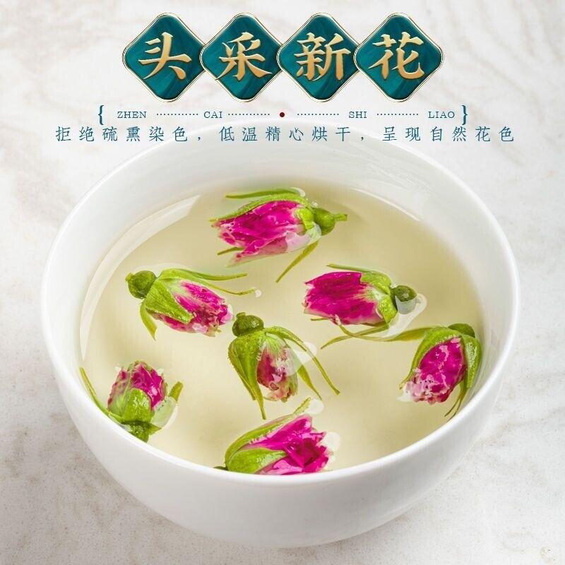 CIFbuy Rose TeaPingyin Red Rose TeaNatural Heavy Dried Rose Flower Herbal Tea 250g