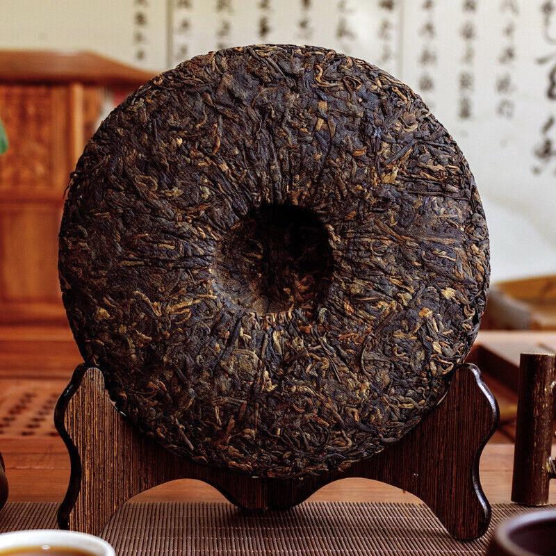 CIFbuy Pu'er Ripe Tea Yunnan Seven Cakes Tea Bamboo Shell Whole Mention Pack Tea Cake