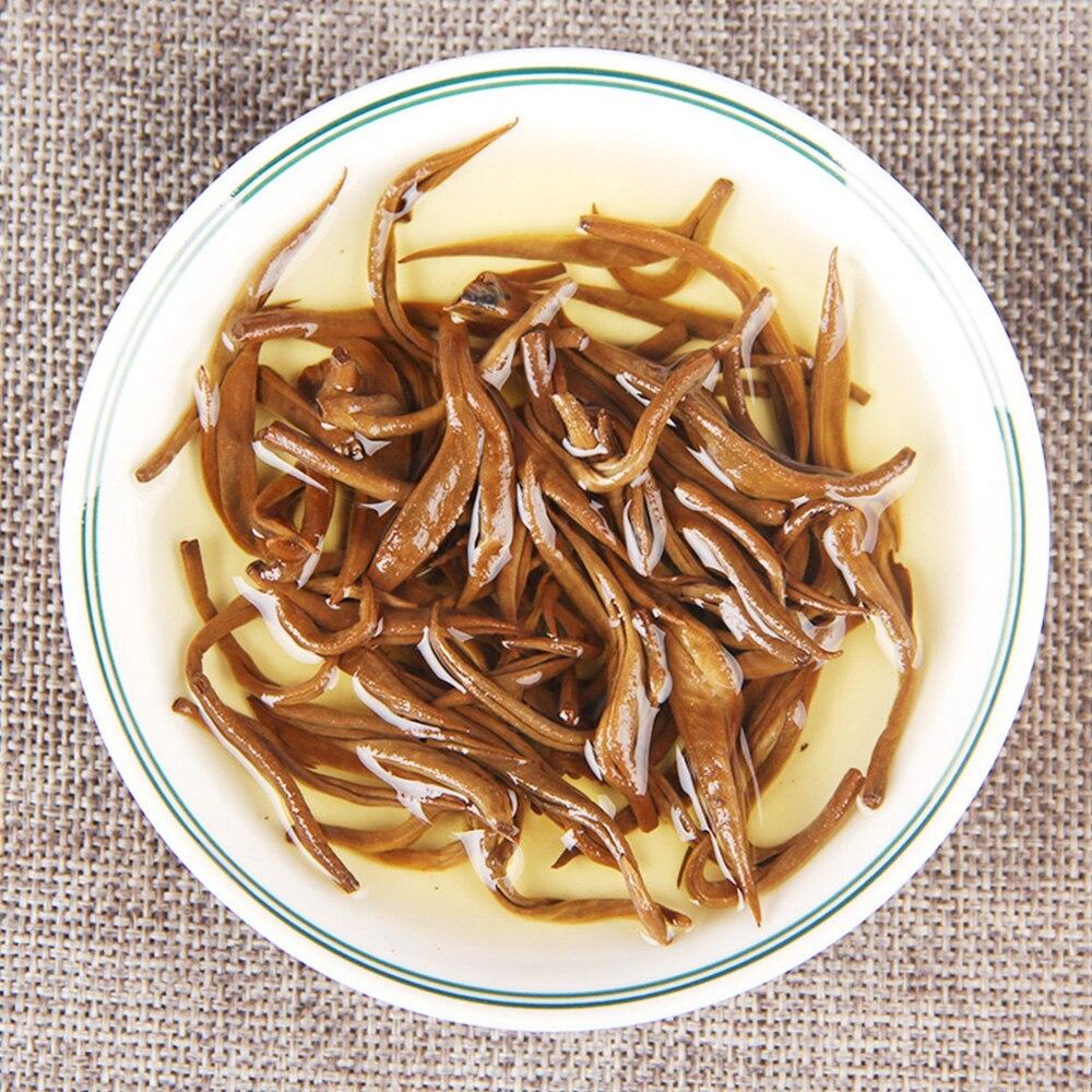 CIFbuy 2023 Yunnan Chinese Black Tea with Golden Needle, Dianhong Red Single Bud Black Tea 250g