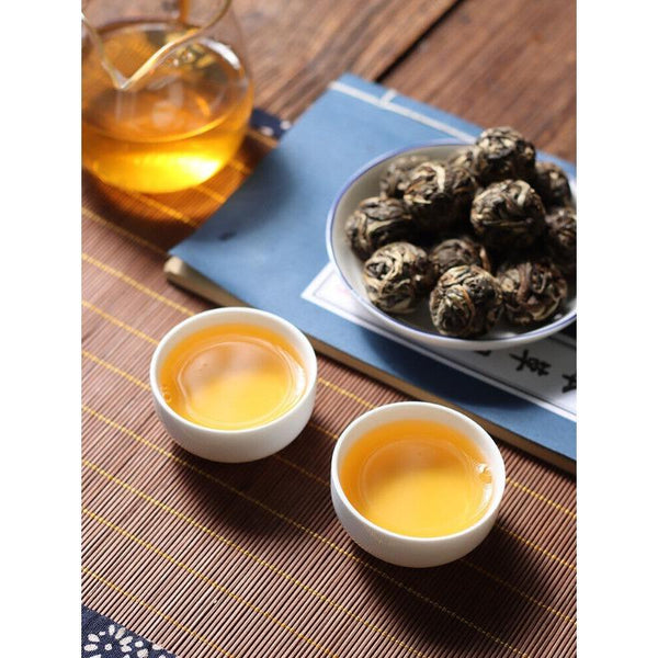 CIFbuy 500g 8g/pc Icelandic Dragon Pearl Pu-erh Raw Tea Handmade Dragon Pearl Tuocha