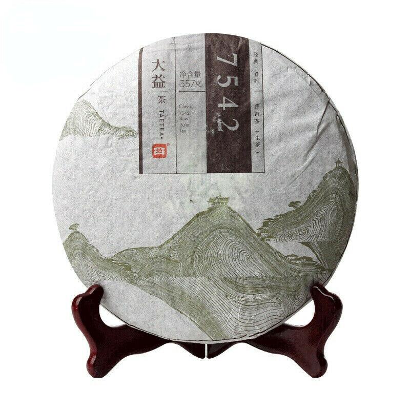 CIFbuy Menghai Dayi 7542 Pu'er Tea Cake Chinese Yunnan Puerh Pu-erh 2014 357g Raw Puer