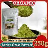 Organic Barley Grass Powder 250g, Green Superfood for Smoothie, Shakes and Salads Rich in Immune Vitamin, Fibers, Minerals, Antioxidants and Protein