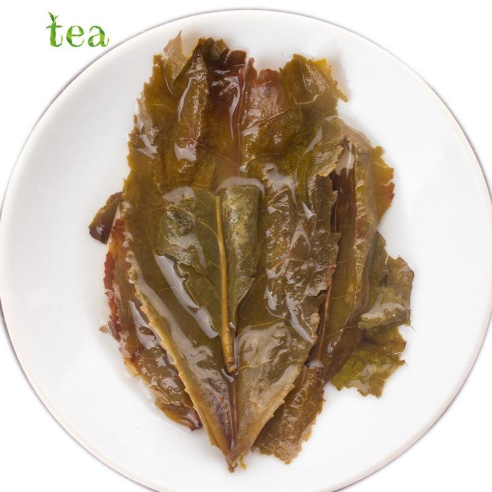 CIFbuy Yunnan Centennial Ancient Tree Golden Leaf Raw Puer Qizi Tea Cake 357g