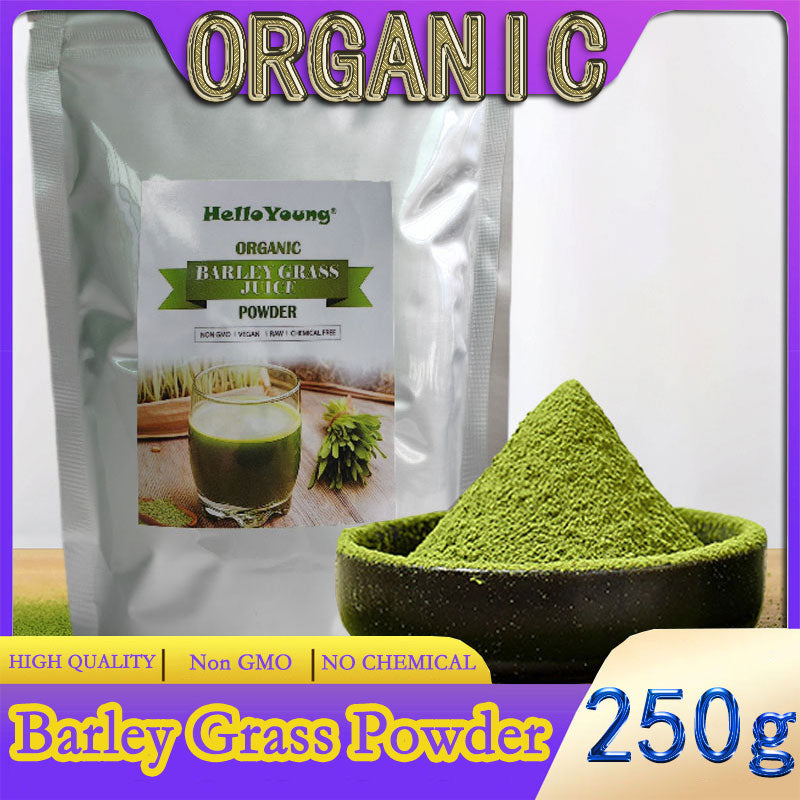 barley powder pure organic Organic Barley Grass Powder original 250g barley grass official store Gluten Free, Non-GMO, Kosher Main image