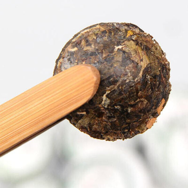 CIFbuy Organic Pu'er Tuo Tea Tuocha Pu-erh Raw Mini Tuo Cha 200g Bamboo Tray Pack