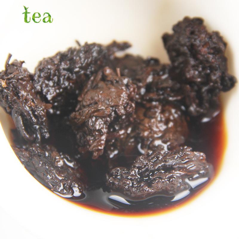 CIFbuy Yunnan Puer Tea, Prepared Tea Powder, Black Tea 02, Old Tea Head, High Quality, Menghai Jingya, Small Tea Head