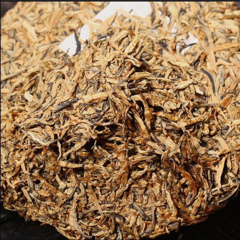 CIFbuy 2023 Fengqing Dianhong Black Tea, Large Golden Buds, Honey Aroma, Dian Hong Tea Cake 200g/400g