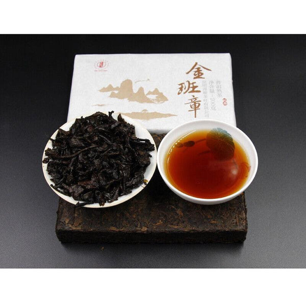 CIFbuy Thé en brique du Yunnan Banzhang Pu'er thé noir Menghai mûr 200g