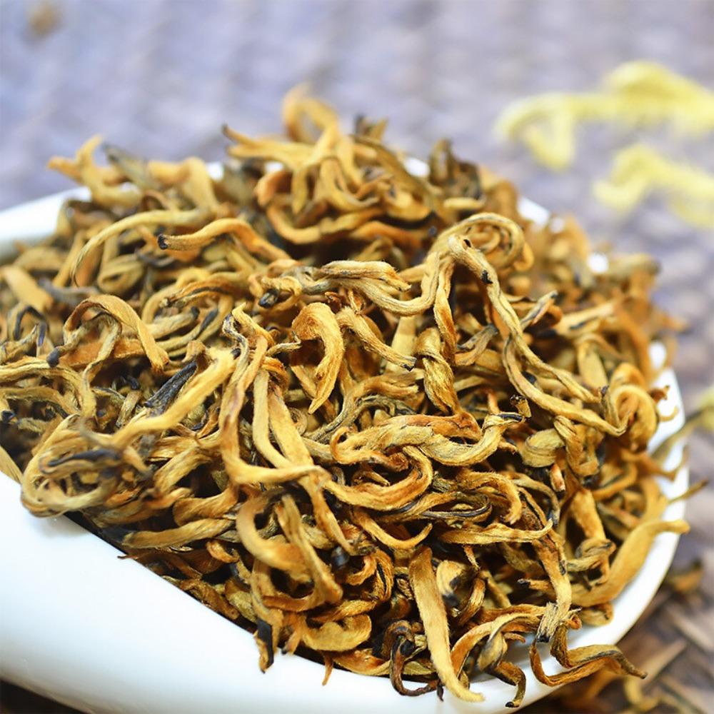 CIFbuy Yunnan Black Tea Honey Aroma Golden Buds Fengqing Dian Hong Kung Fu 100g