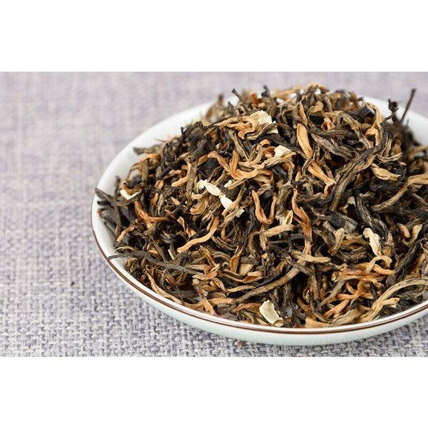 CIFbuy Yunnan Tea Jasmine Dian Hong Tea Jasmine Mao Feng Dian Hong Tea 100g 3.5 Oz