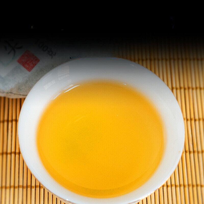 CIFbuy 100g Pu'er Raw Tea Iceland Yunnan Ancient Tea Spring Tea Cake Orchid Fragrance