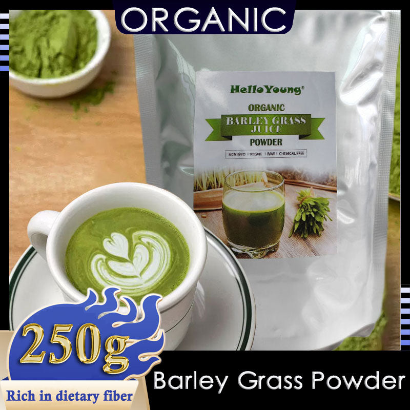 Barley Grass Powder Original 100% healthy Pure Organic Barley Antioxidant-Rich, Energy Booster Organic Grass Powder Main image
