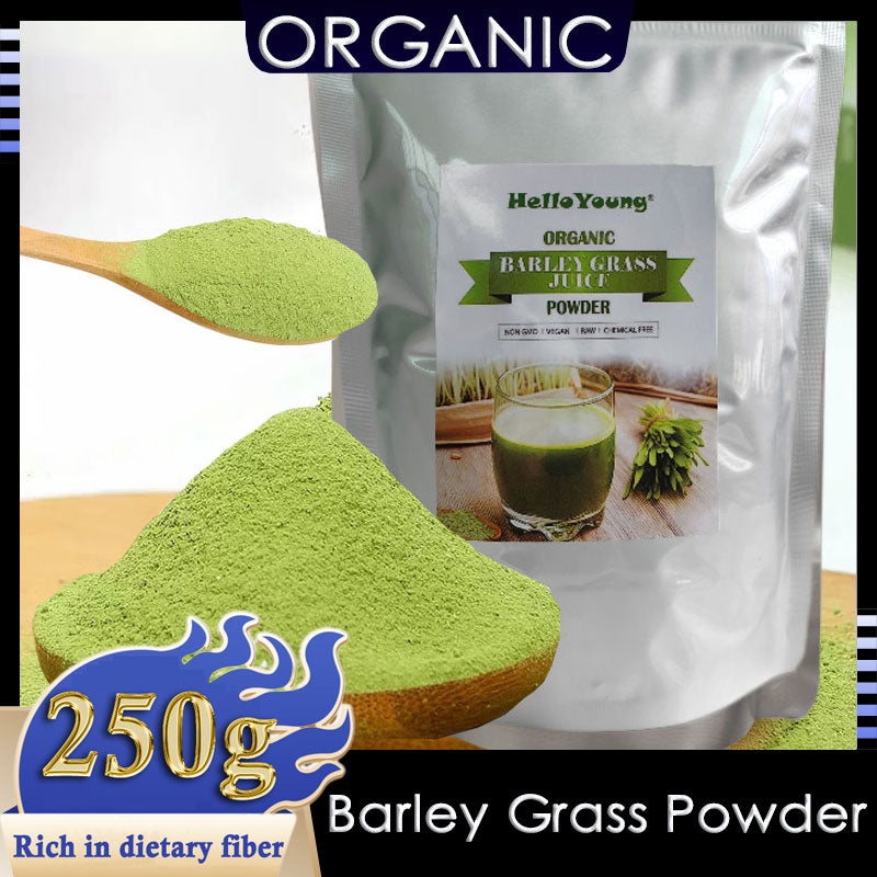 Barley Grass Powder Original 100% healthy Pure Organic Barley Kosher, Vegan, Bulk. Good Source of Fiber, Protein Main image