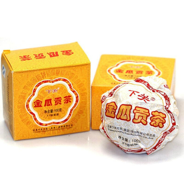 CIFbuy Yunnan Pu'er Tea Shimonoseki FT Special JIN GUA Tribute Puer Tuocha 100g