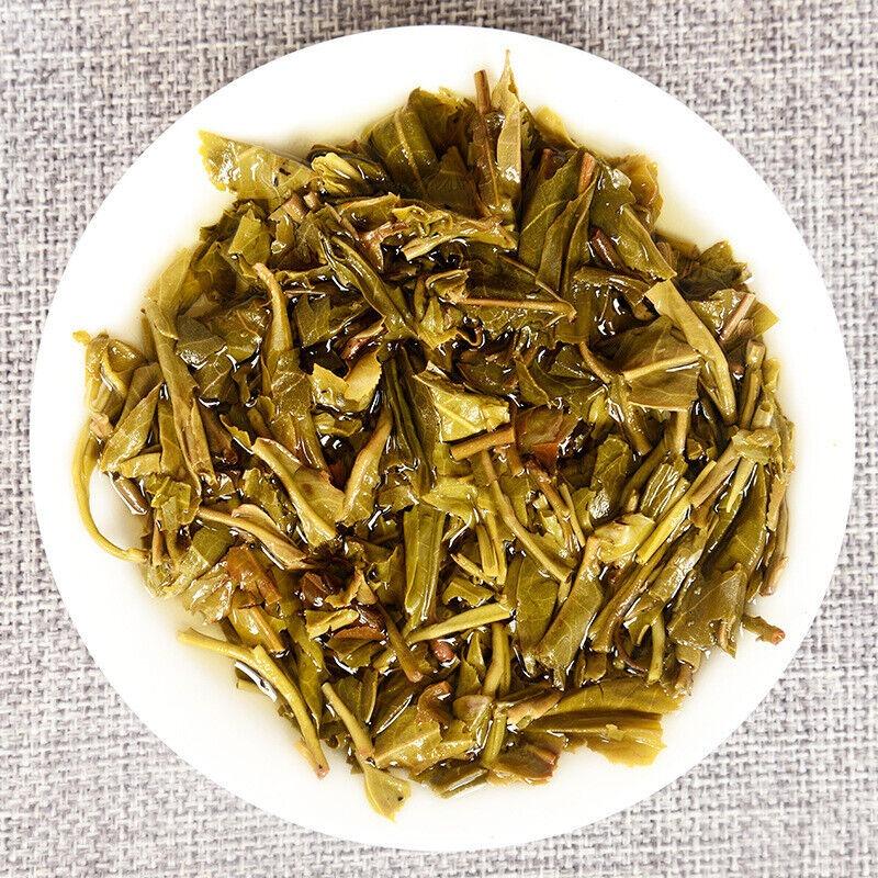 CIFbuy 357g Yunnan Pu-erh Raw Tea Cake Overlord Green Cake Menghai Seven Seeds Cake