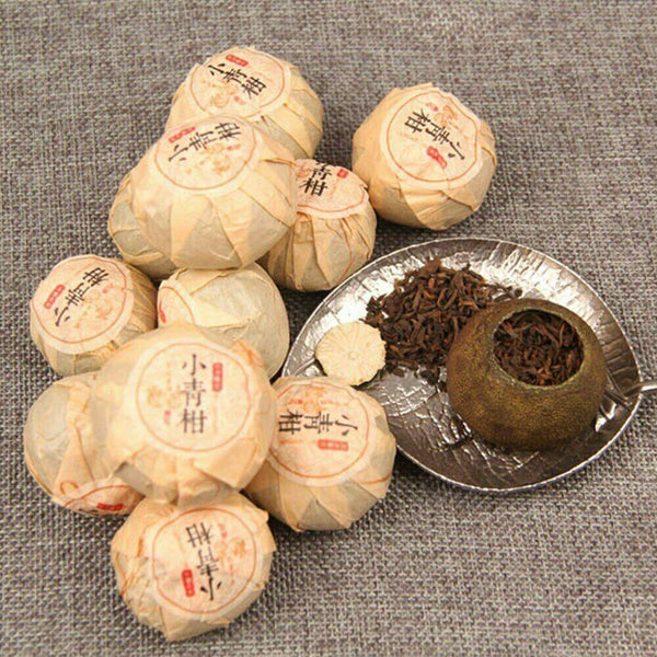 CIFbuy XinHui "Chen Pi" Shu Puerh Tea Tangerine Peel Pu'er Ripe Puer Orange Tea 100g