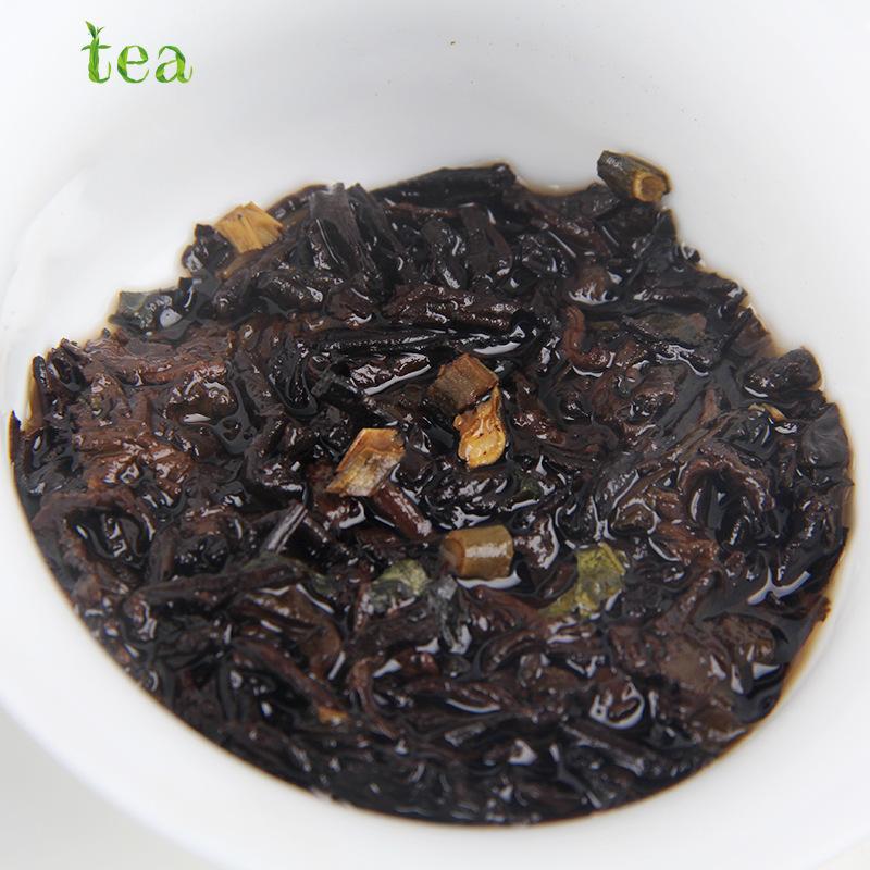 CIFbuy Menghai Glutinous Rice Aromatic Seven-Seed Cake, Old Ripe Pu'er Tea, Yunnan Shu (Ripe) Pu'er