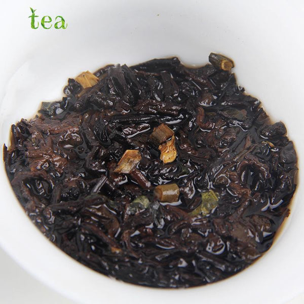 CIFbuy Menghai Glutinous Rice Aromatic Seven-Seed Cake, Old Ripe Pu'er Tea, Yunnan Shu (Ripe) Pu'er