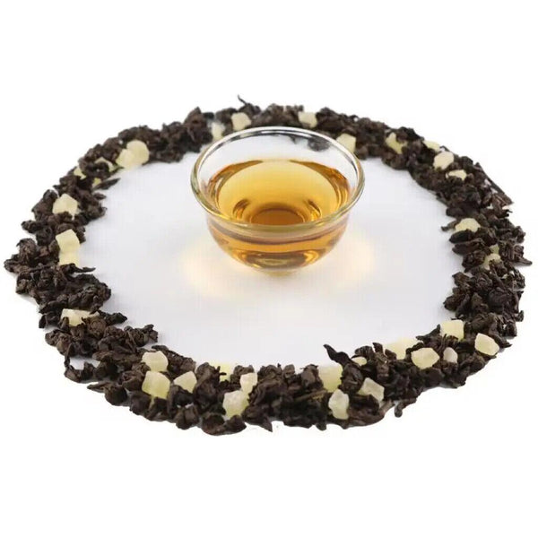 CIFbuy Peach Flavor Dark Oolong Top Quality Black Oolong Tea Mixed Fruits Tea 100g